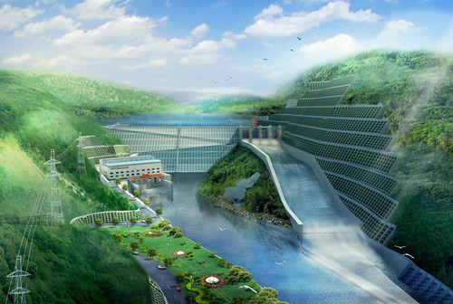 渭源老挝南塔河1号水电站项目
